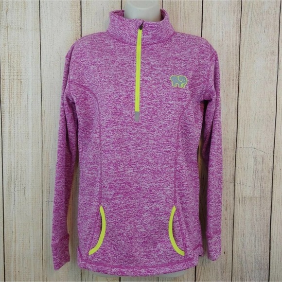 IVORY ELLA Heathered Purple Performance Pullover - Picture 3 of 8